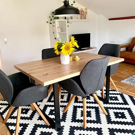 Schöne, große Ferienwohnung direkt am Donauradweg Herbertingen Exterior foto