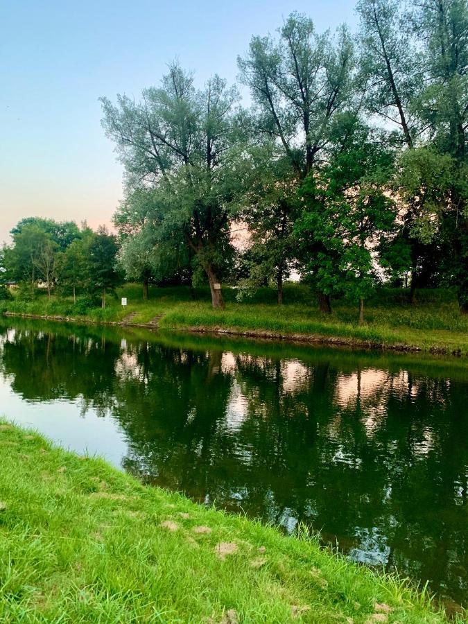 Schöne, große Ferienwohnung direkt am Donauradweg Herbertingen Exterior foto