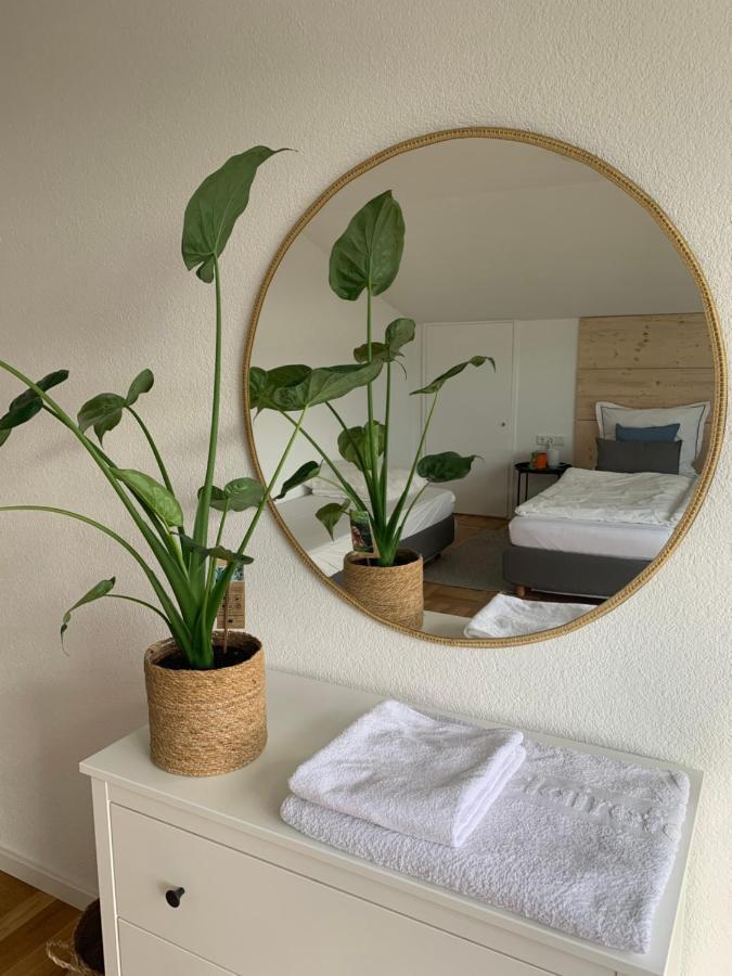Schöne, große Ferienwohnung direkt am Donauradweg Herbertingen Exterior foto