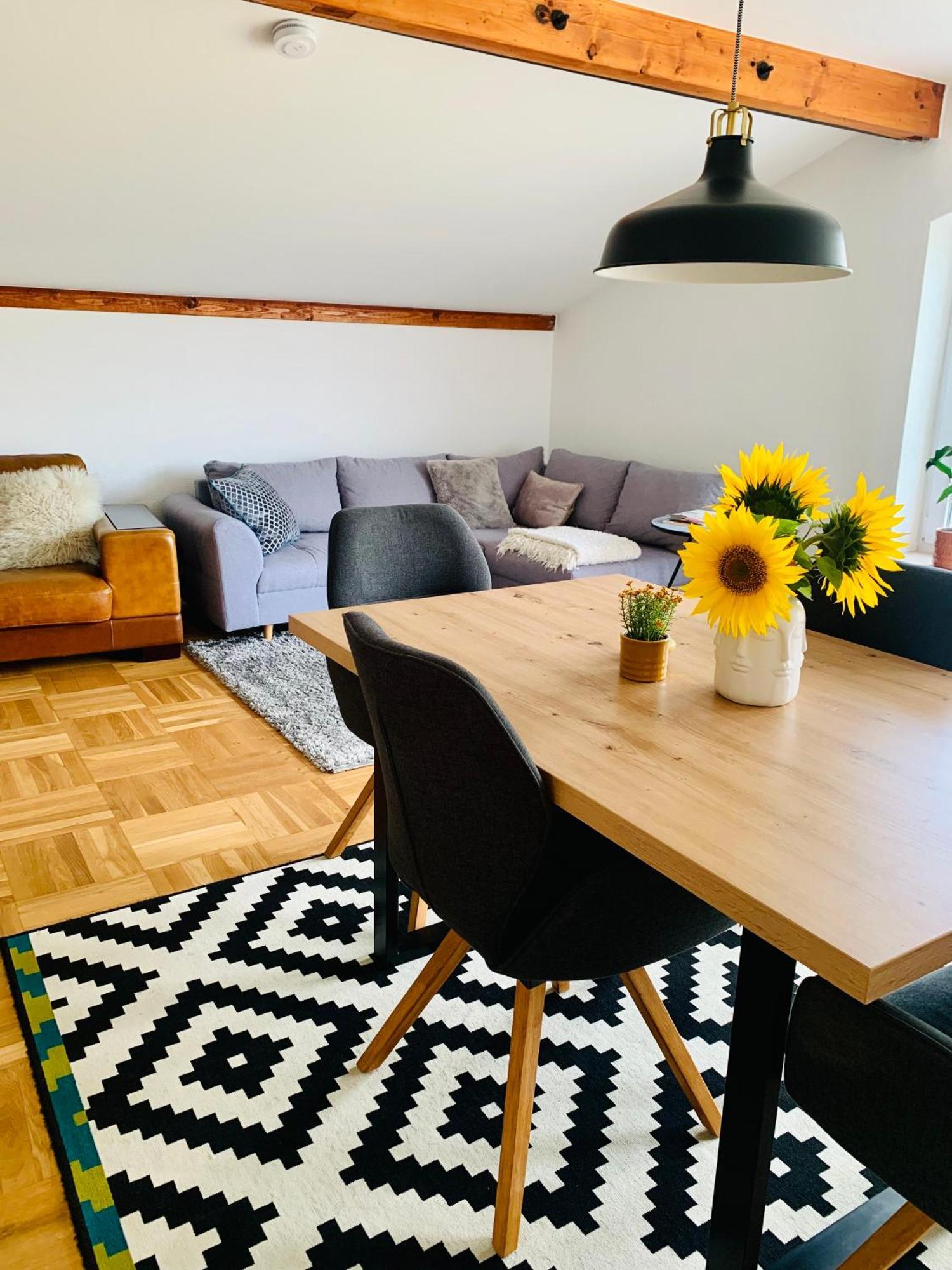Schöne, große Ferienwohnung direkt am Donauradweg Herbertingen Exterior foto